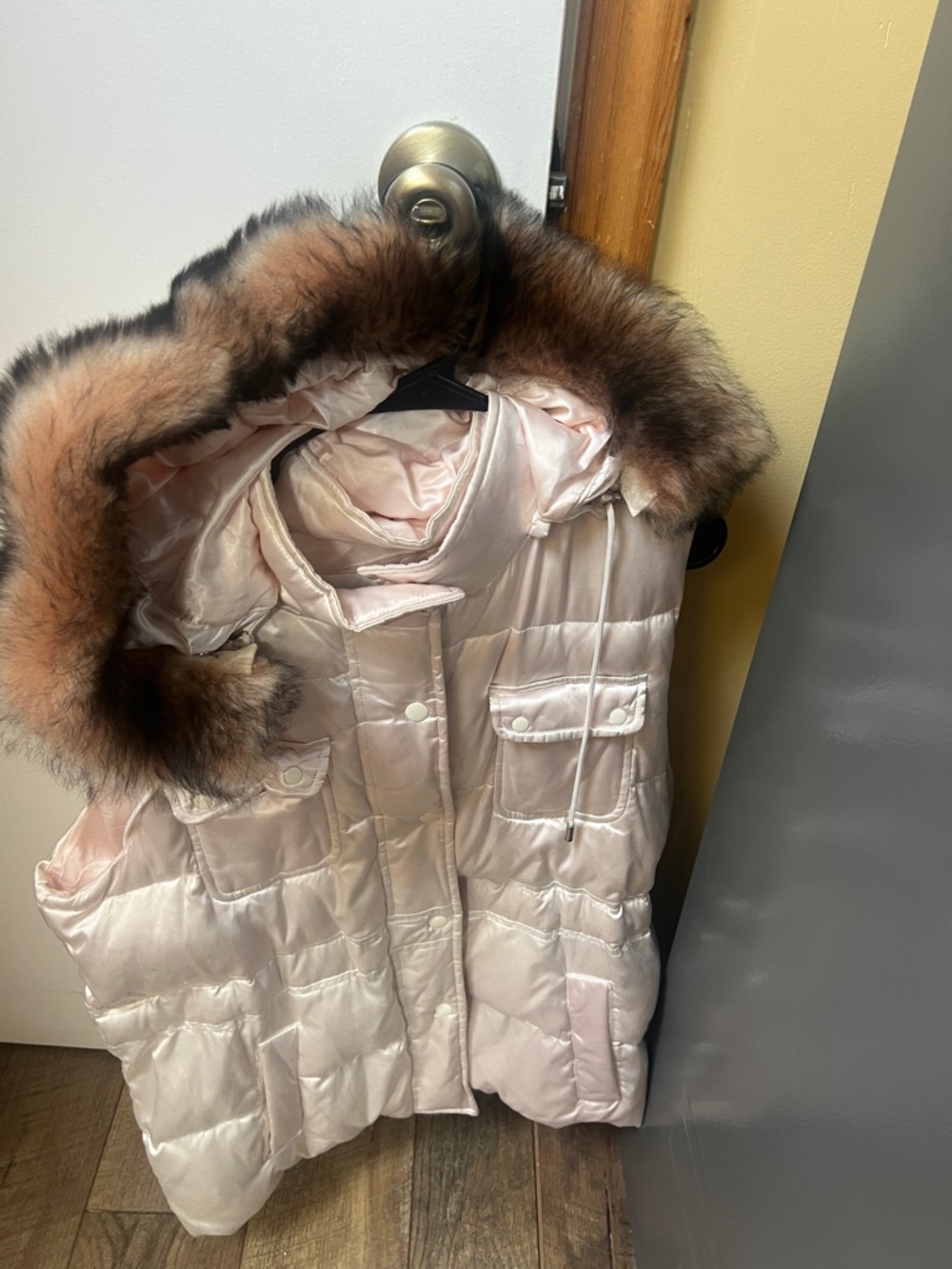 Banana Republic Shiny Quilted Puffer Vest XL